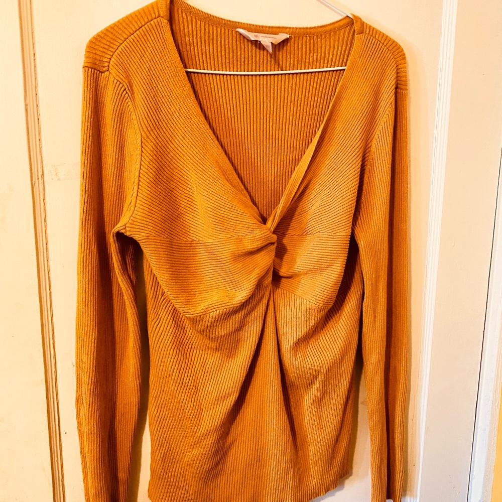 Long sleeve orange shirt